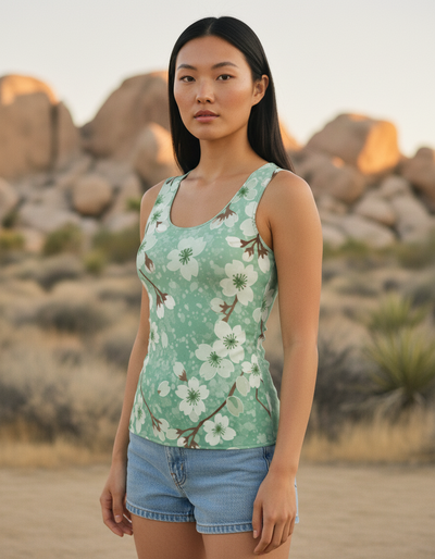 Women's Jelly Mint Petal Tank Top tank top