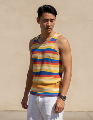 Men's Rainbow Tank Top