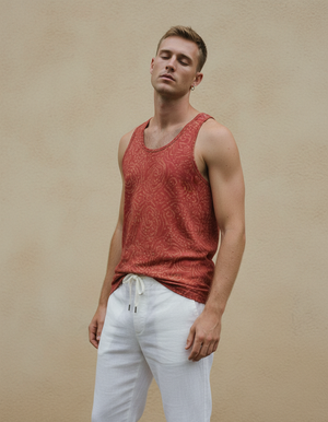 Men's Bandhani Tank Top