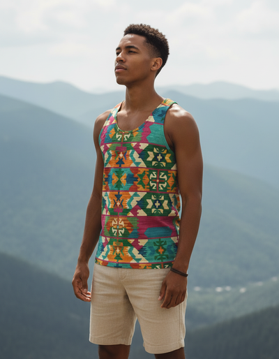 Men's Runway Emerald Zamzam Tank Top tank top