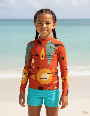 Kids Muskmelon kids rashguards