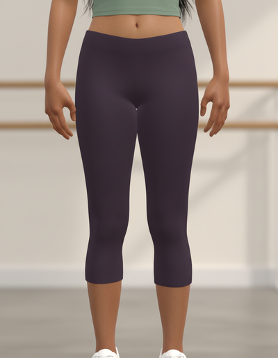 Eggplant Capri Leggings capri leggings