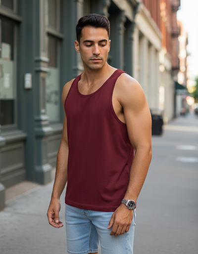 Men's Bordeaux Tank Top tank top