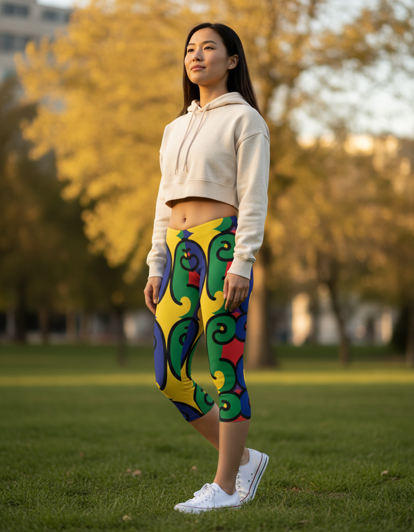 Aoi Capri Leggings Capri Leggings — Dripper