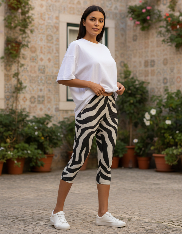 Safari Capri Leggings Capri Leggings — Dripper