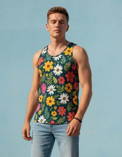 Men's Daisy Tank Top tank top
