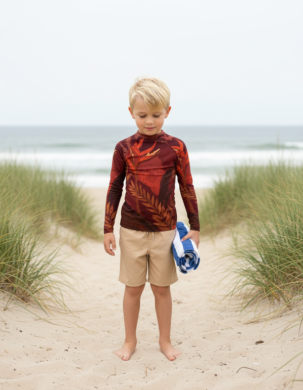 Kids Gauguin Tahiti Rash Guard