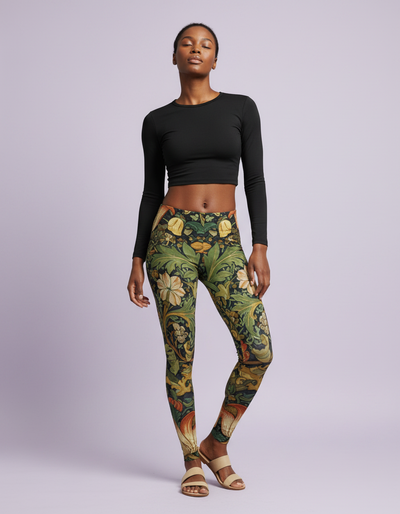 Chrysanthemum Leggings leggings