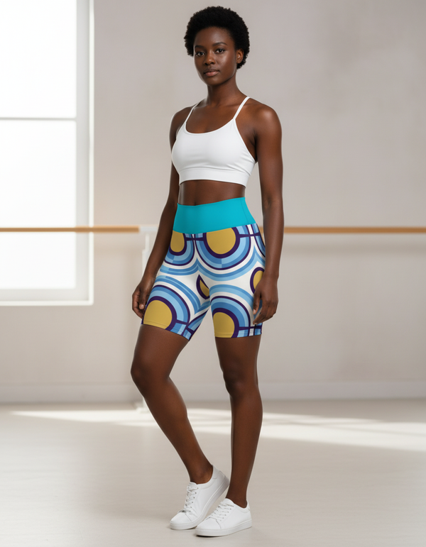 Yoga Shorts in Tethys