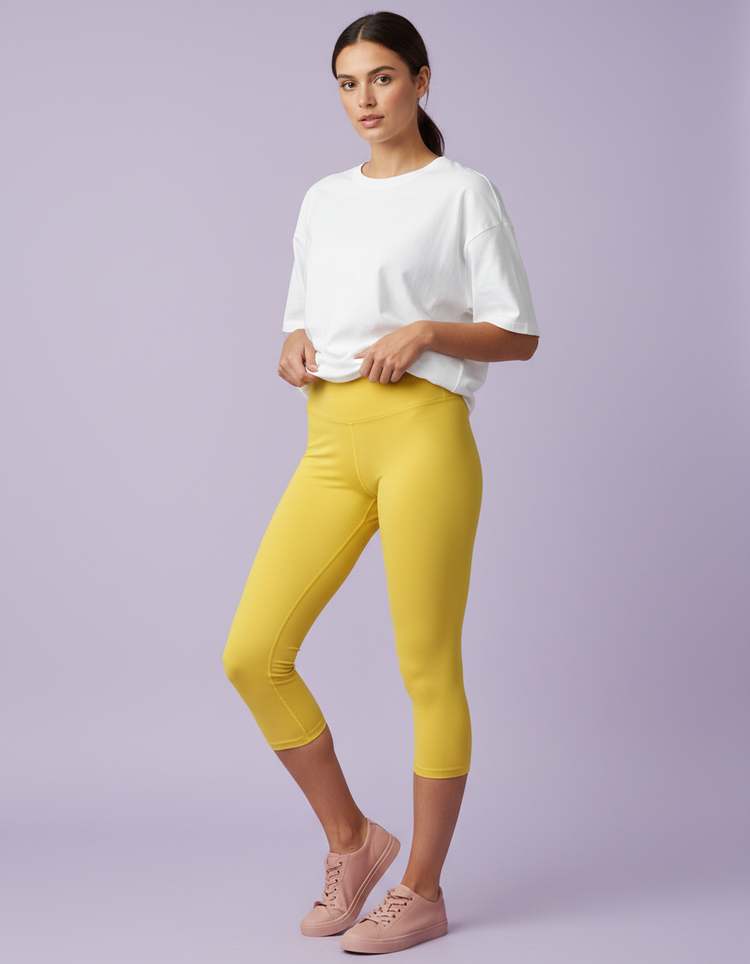 Pineapple Leggings Capri Leggings — Dripper