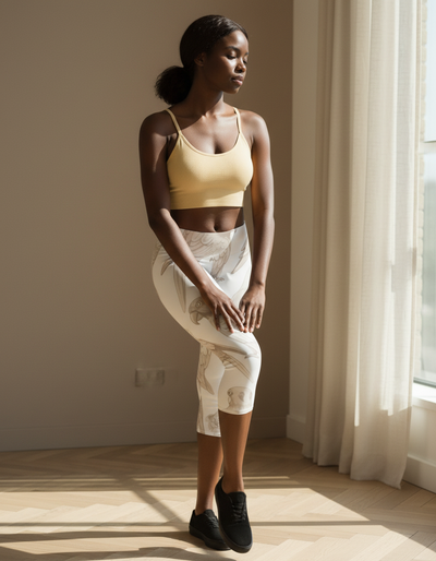 White Onyx Tropique Capri Leggings capri leggings