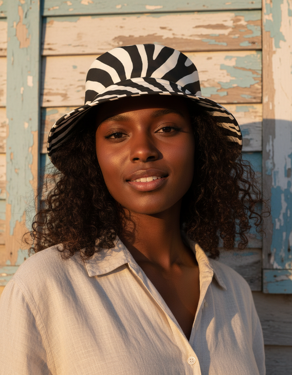 Stripes Bucket Hat bikini — Dripper