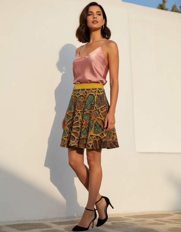 Zellij Skater Skirt bikini — Dripper