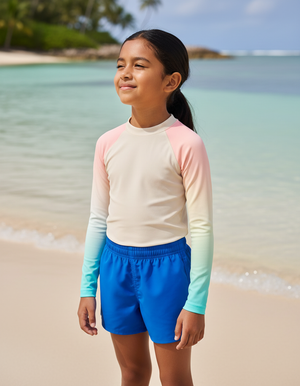 Angora Prism Kids Rash Guard Kids Rash Guard — Dripper