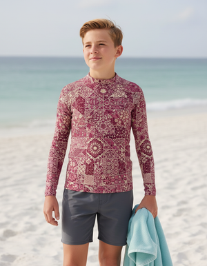 Youth Amaranth Riad youth rashguards