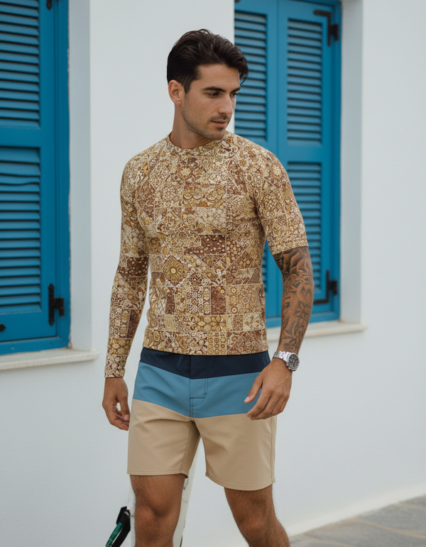 Rashguard in Amber Haze Riad