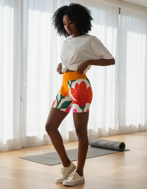 Yoga Shorts in Reverie