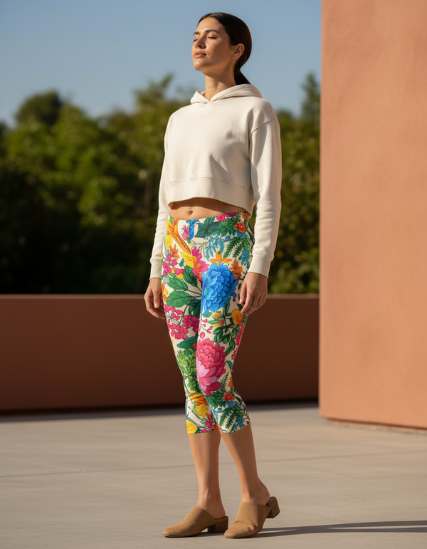 Verdant Capri Leggings Capri Leggings — Dripper
