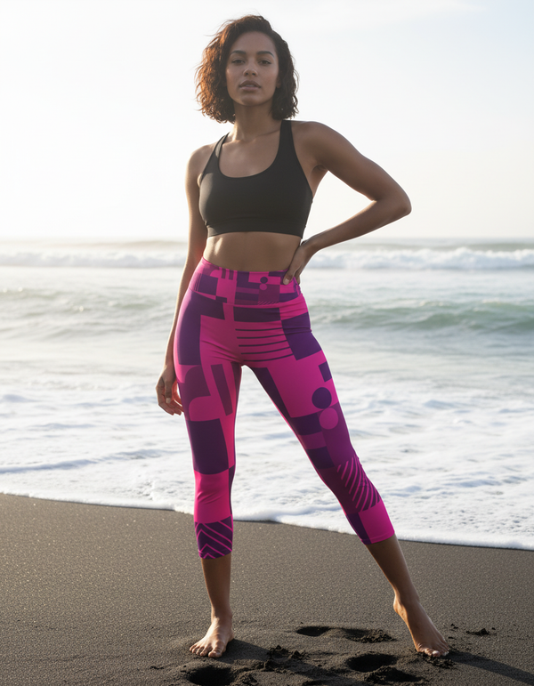 Vibrance Capri Yoga Leggings bikini — Dripper