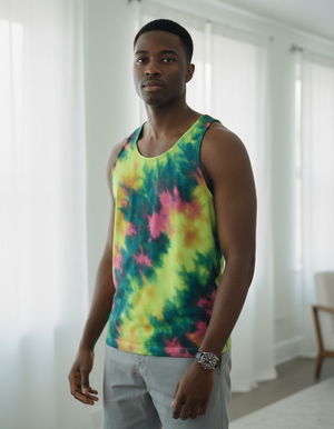 Men's Ice-Dye Tank Top