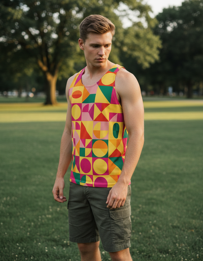 Men's Muskmelon Kandinsky Tank Top tank top