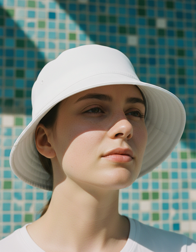 White Bucket Hat bucket hat
