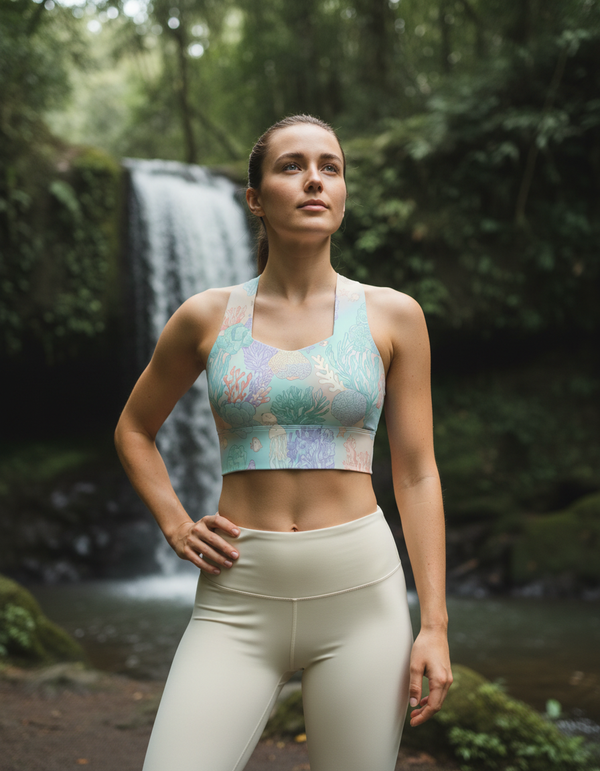 Coral Collection longline sports bras