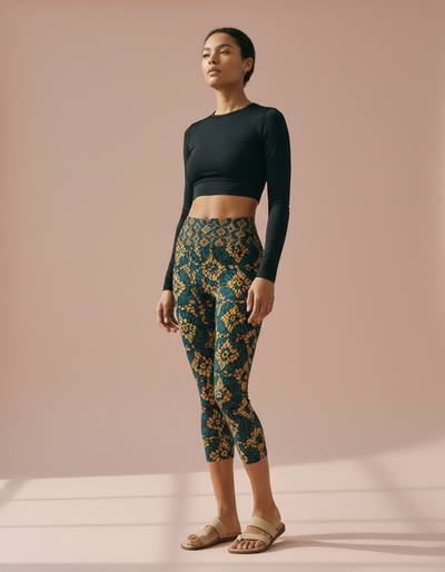 Muskmelon Boca Capri Yoga Leggings capri yoga leggings