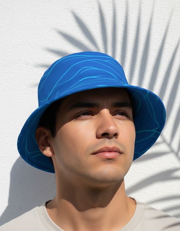 Bucket Hat in Aqua