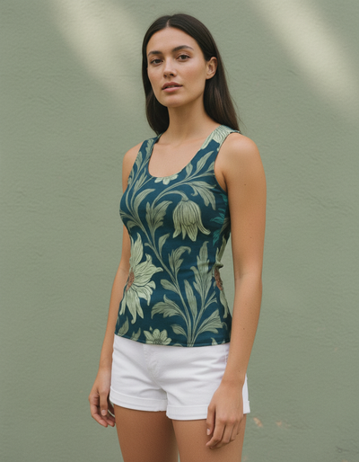 Women's Transformative Teal Sundance Tank Top tank top