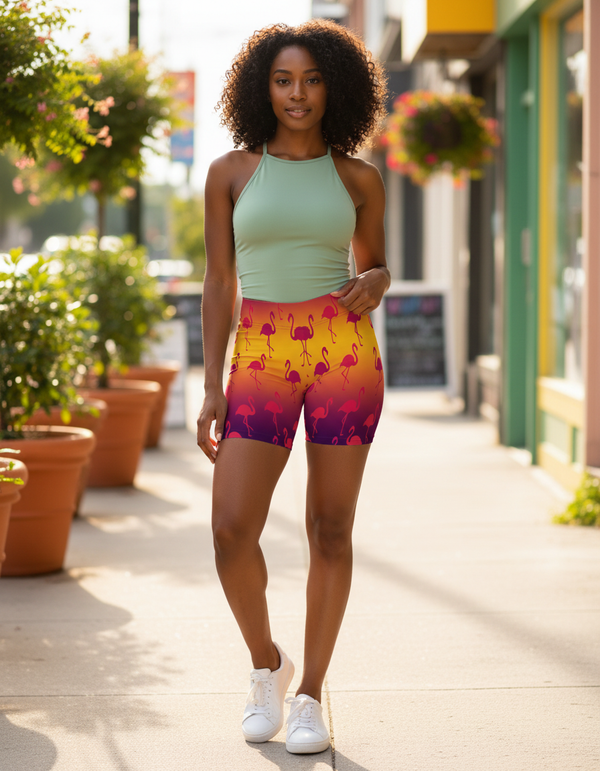 Coral Short Shorts bikini — Dripper