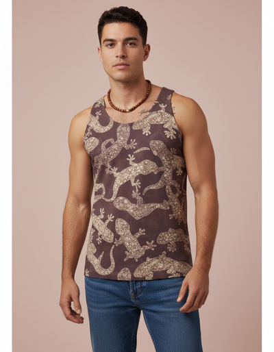 Men's Dusty Rose Verdant Tank Top tank top