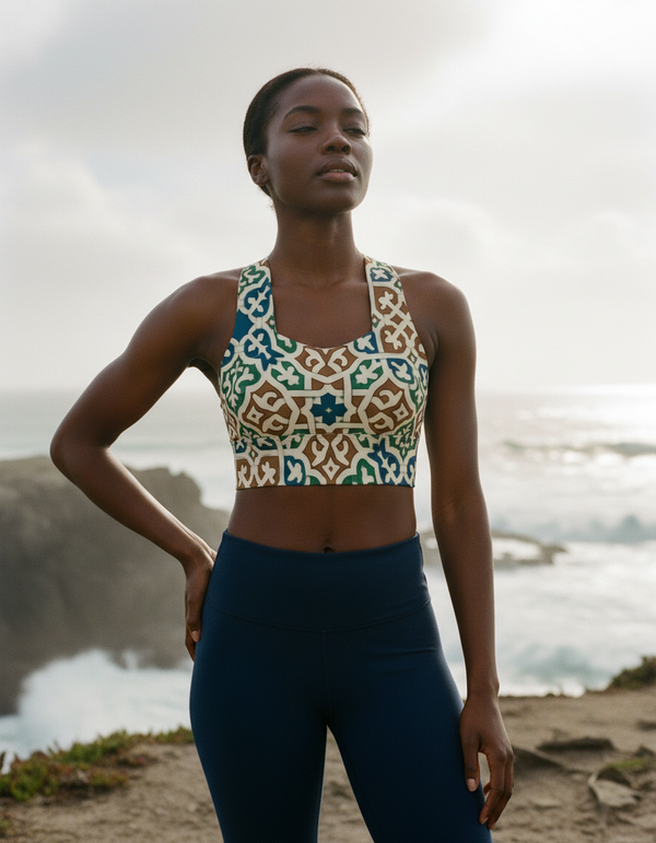 Mosaic Sports Bra Longline classic sports bras