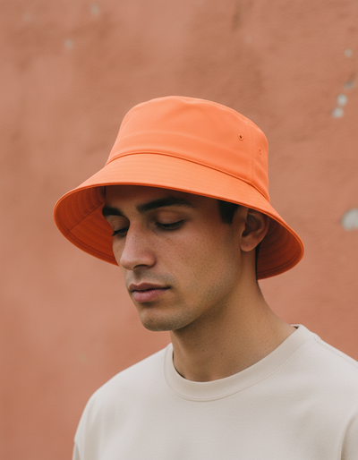 Neon Orange Bucket Hat bucket hat