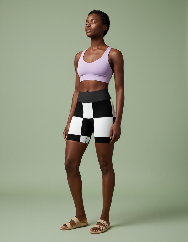 Yoga Shorts in Spectrum
