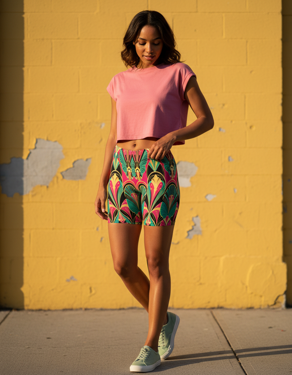 Zigzag women's short shorts