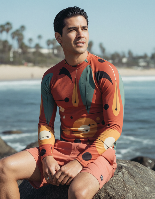 Rashguard in Muskmelon Echo