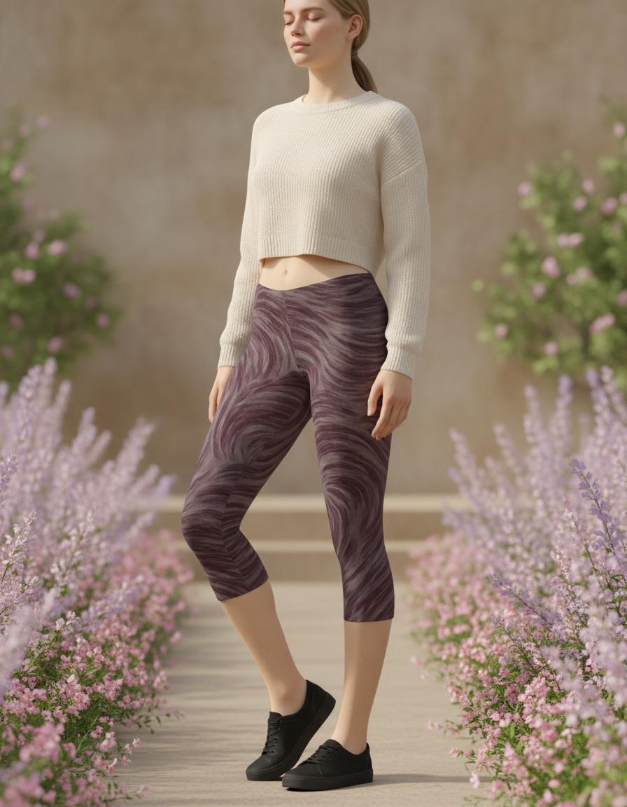 Rhodonite Lumina capri leggings