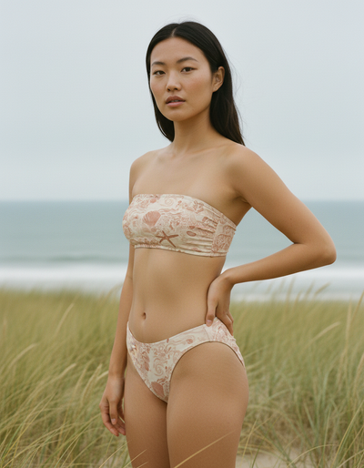 Burnt Sienna Oasis bandeau bikini