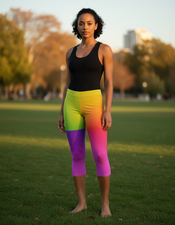 Prism Capri Leggings Capri Leggings — Dripper