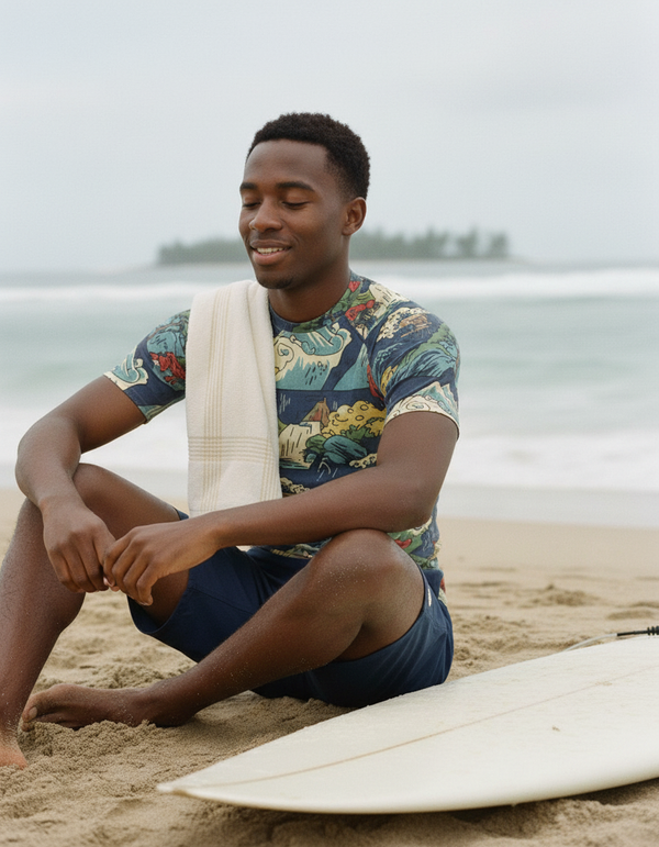 Men's Hiroshige Tokaido Rash Guard