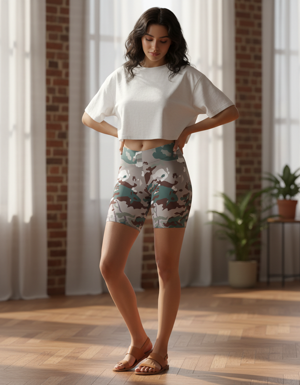Women's Military Camouflage Patterns Short Shorts