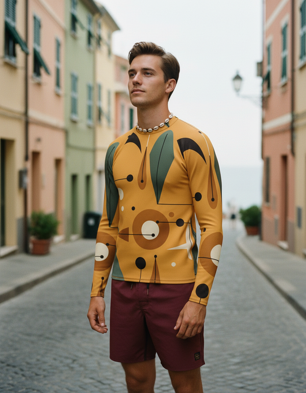 Rashguard in Amber Haze Echo