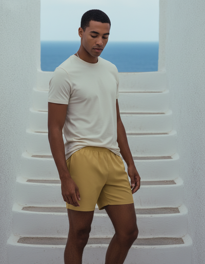 Amber Haze Men's Swim Trunks swim trunks
