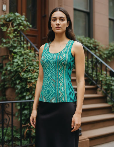 Women's Turquoise Vibrance Tank Top tank top