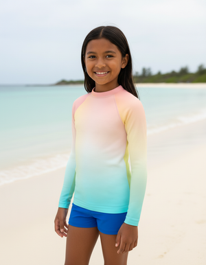 Angora Prism Kids Rash Guard Kids Rash Guard — Dripper