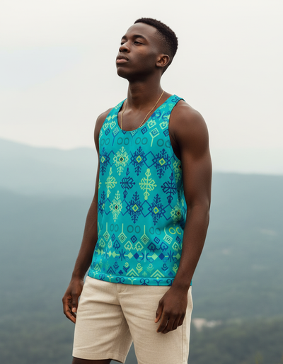 Men's Lime Zarif Tank Top tank top