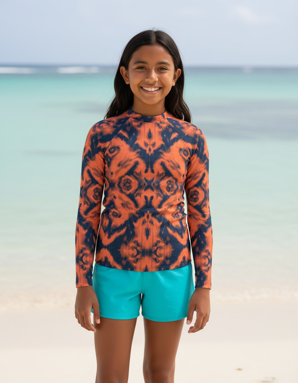 Ikat Collection youth rashguards