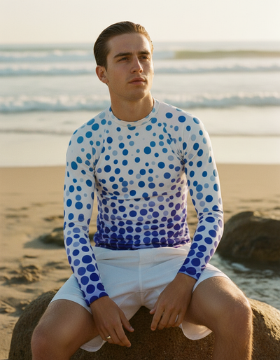 Men's Marina Pixel rash guard