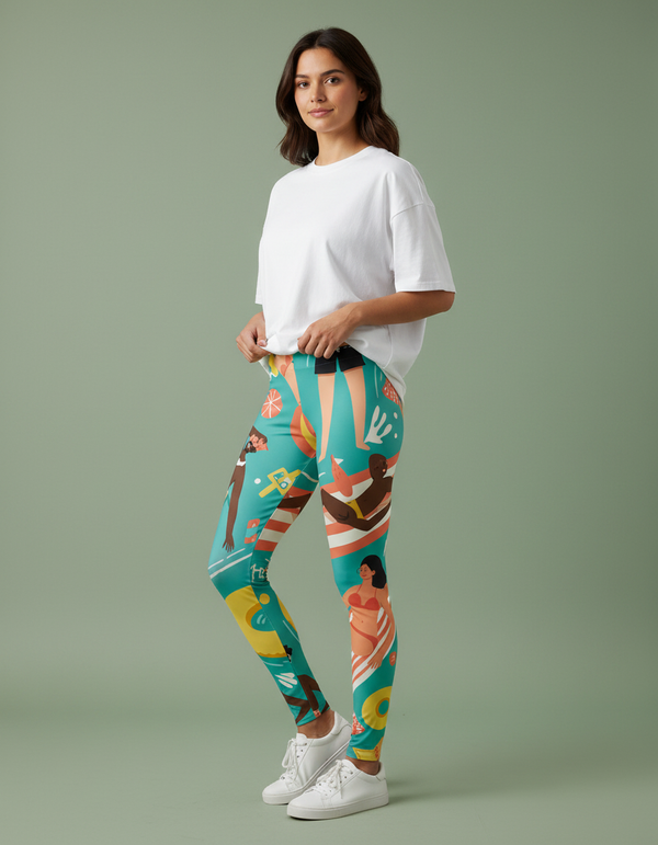 Splash Leggings Women's Leggings — Dripper